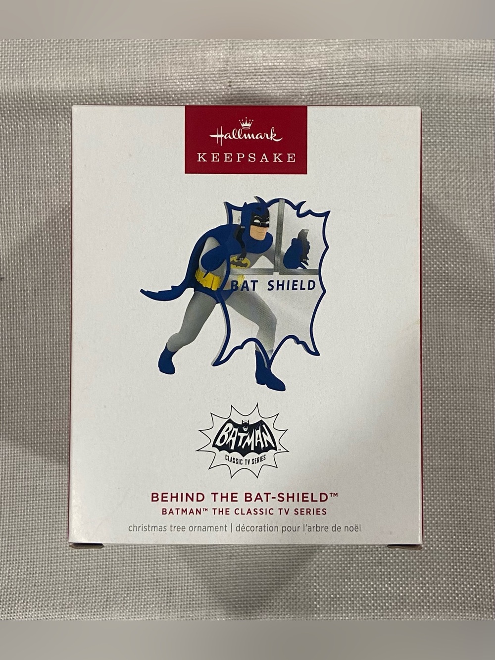 Hallmark Keepsake Behind the Bat Shield Batman Classic TV Ornament